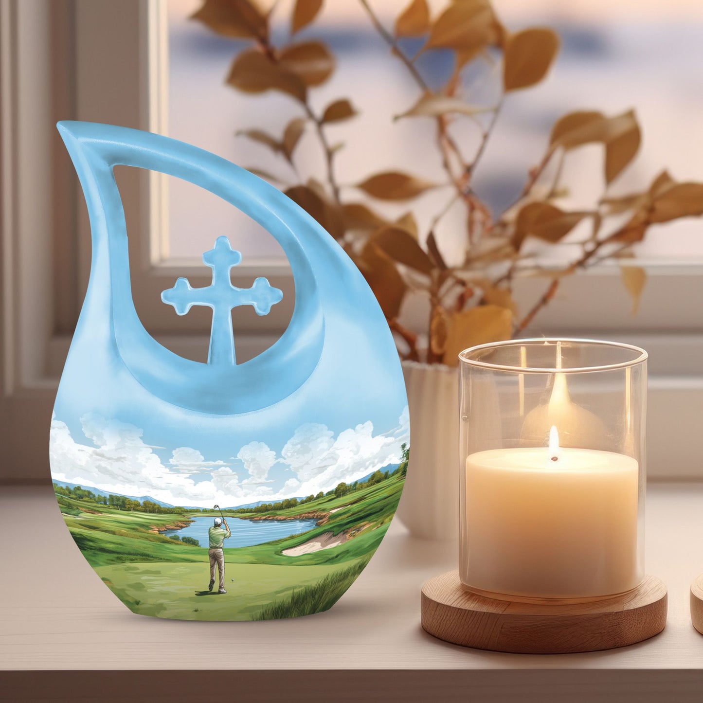 10-inch Sports themed Adult Urn