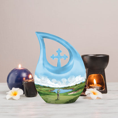 10-inch Sports themed Adult Urn