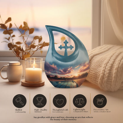 Swimming Pool Themed Cremation Urn