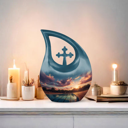Swimming Pool Themed Cremation Urn