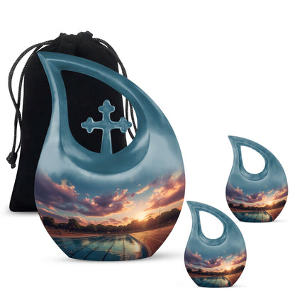 Swimming Pool Themed Cremation Urn
