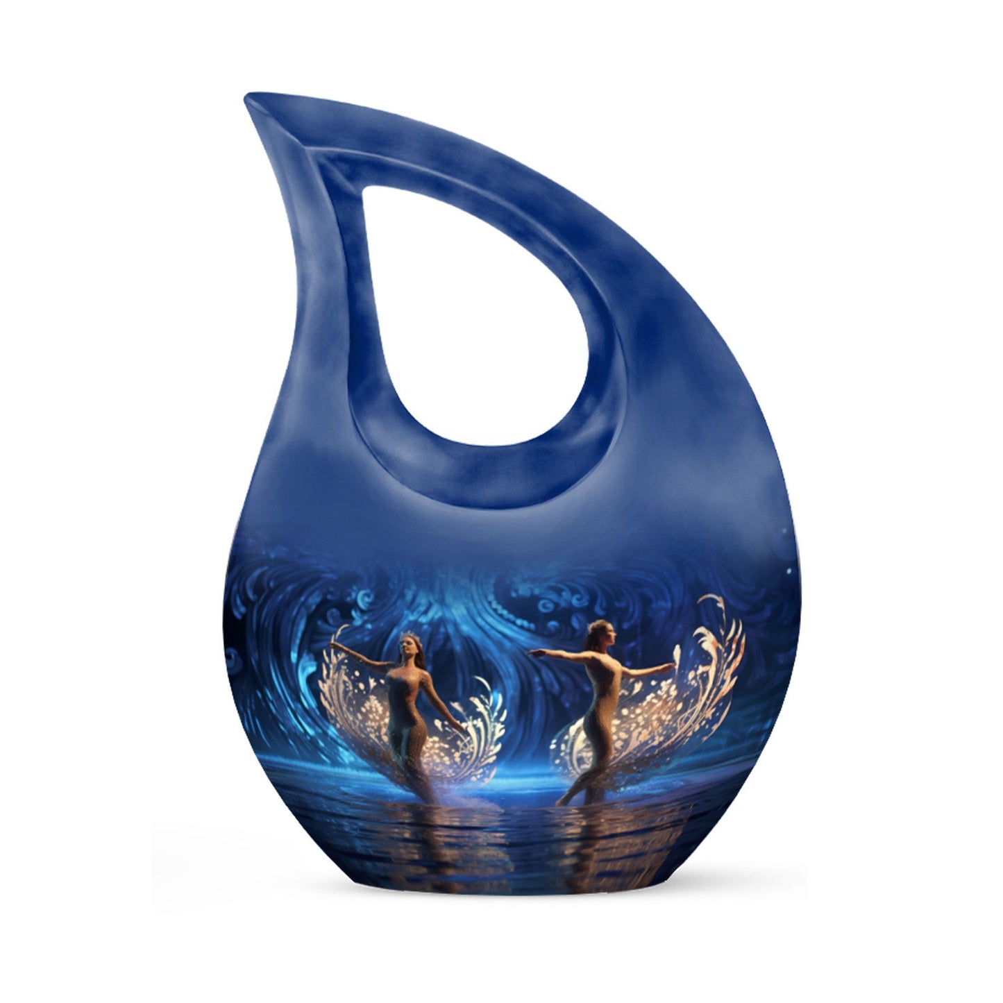 Dance Themed Cross Drop Urn