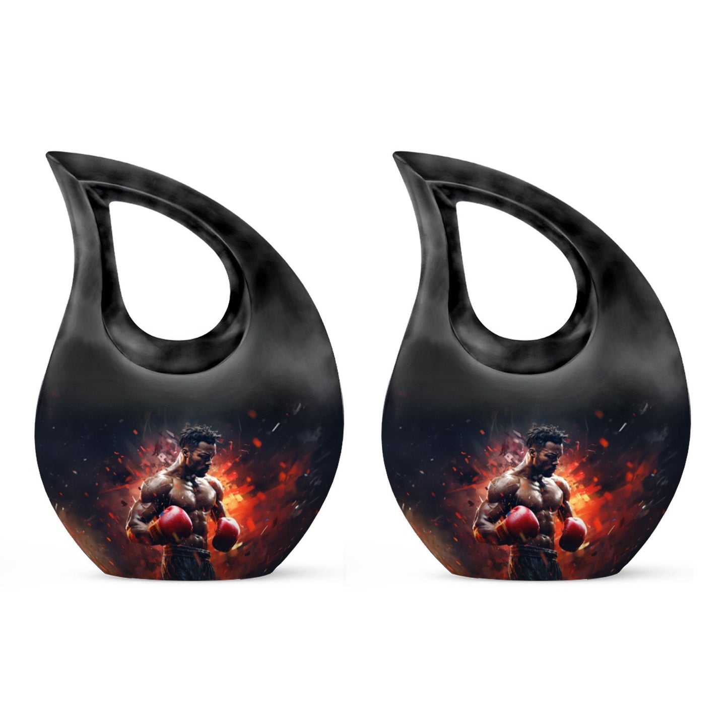 Boxing Urn for adult ashes