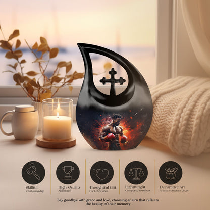 Boxing Urn for adult ashes