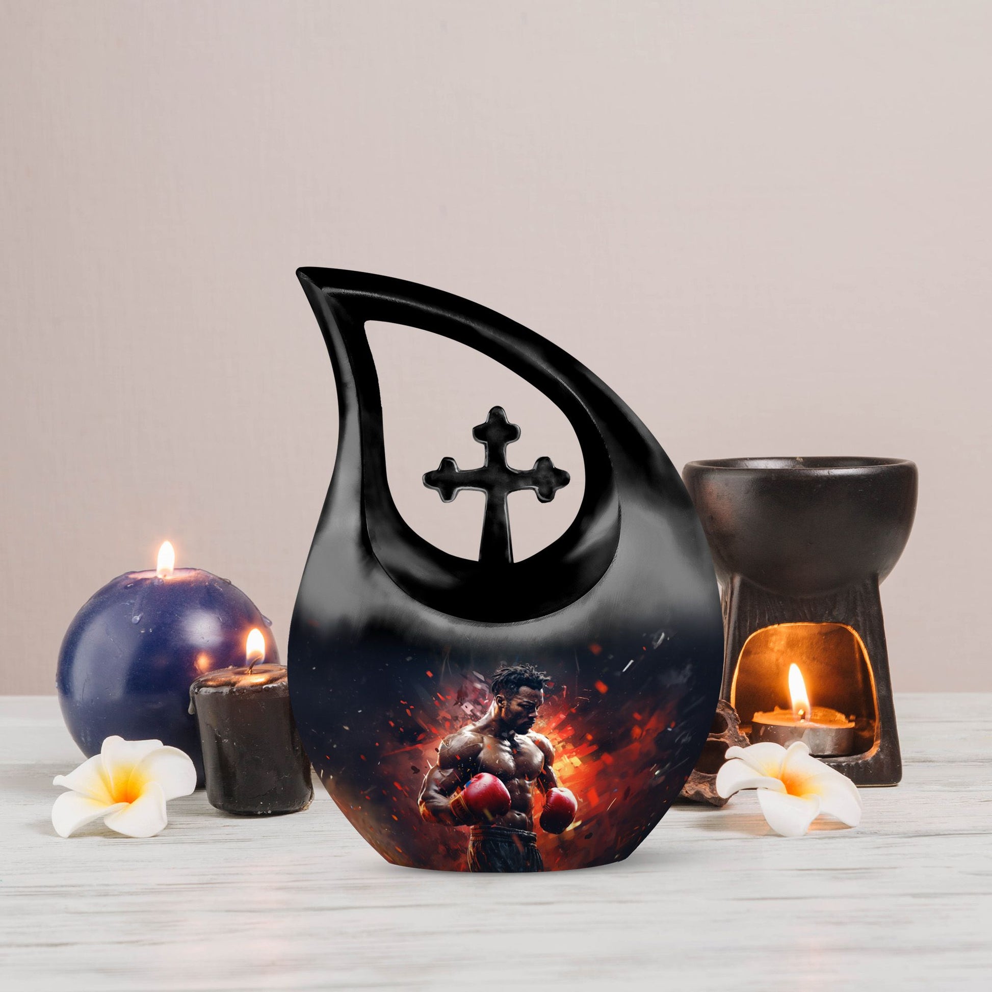 Boxing Urn for adult ashes
