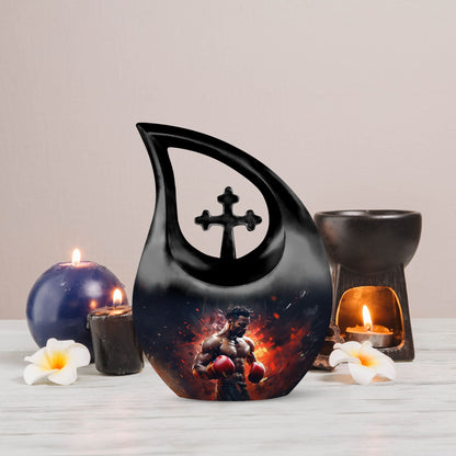 Boxing Urn for adult ashes