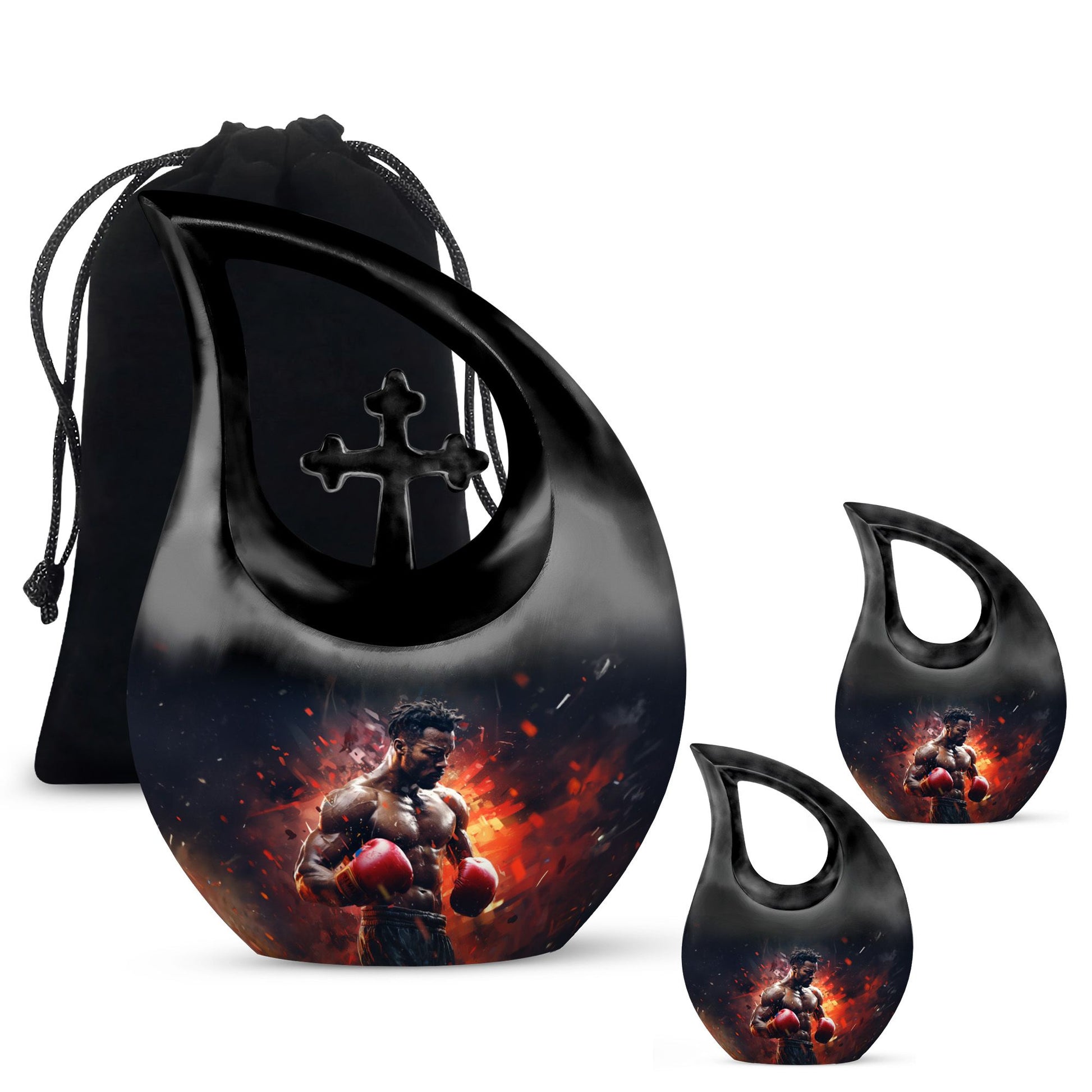 Boxing Urn for adult ashes