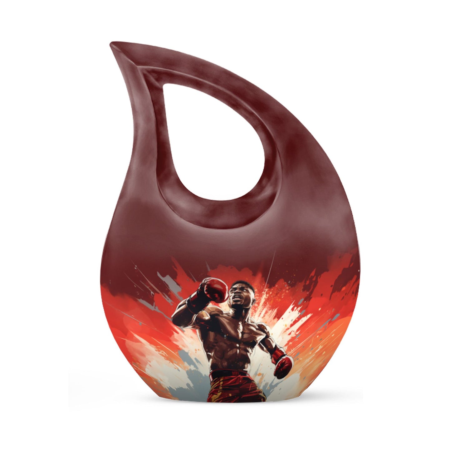 10-inch Boxing-themed Keepsake Urn