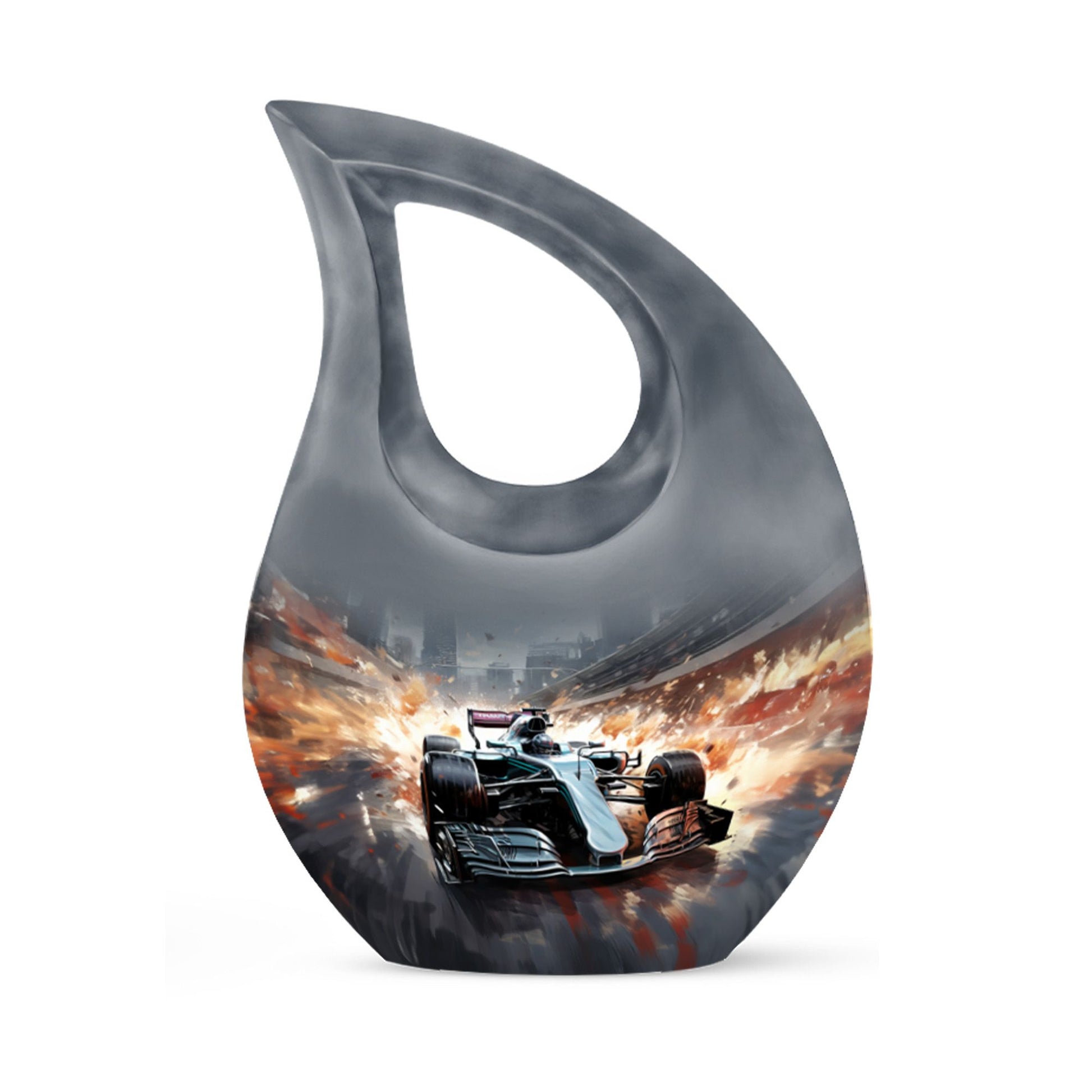 Car Race theme Cremation Urn