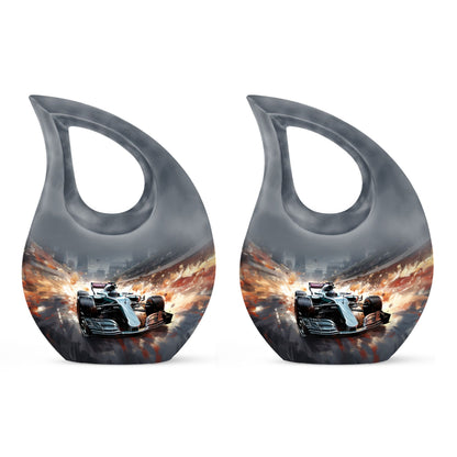 Car Race theme Cremation Urn
