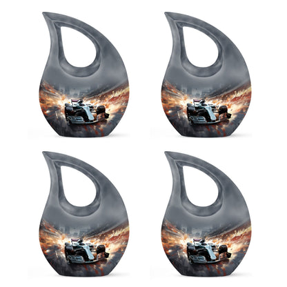 Car Race theme Cremation Urn
