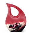 Car Race themed Memorial Urn