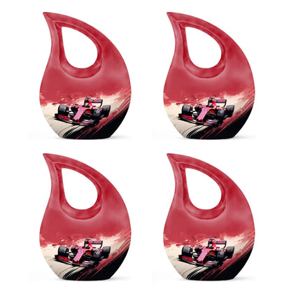 Car Race themed Memorial Urn