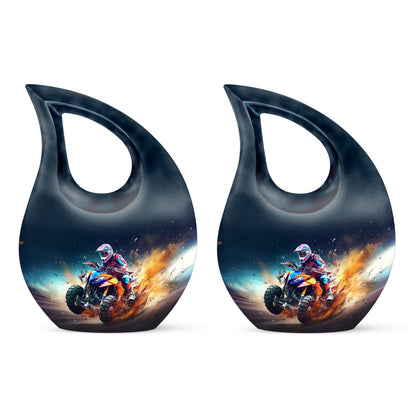 Bike Race Urn