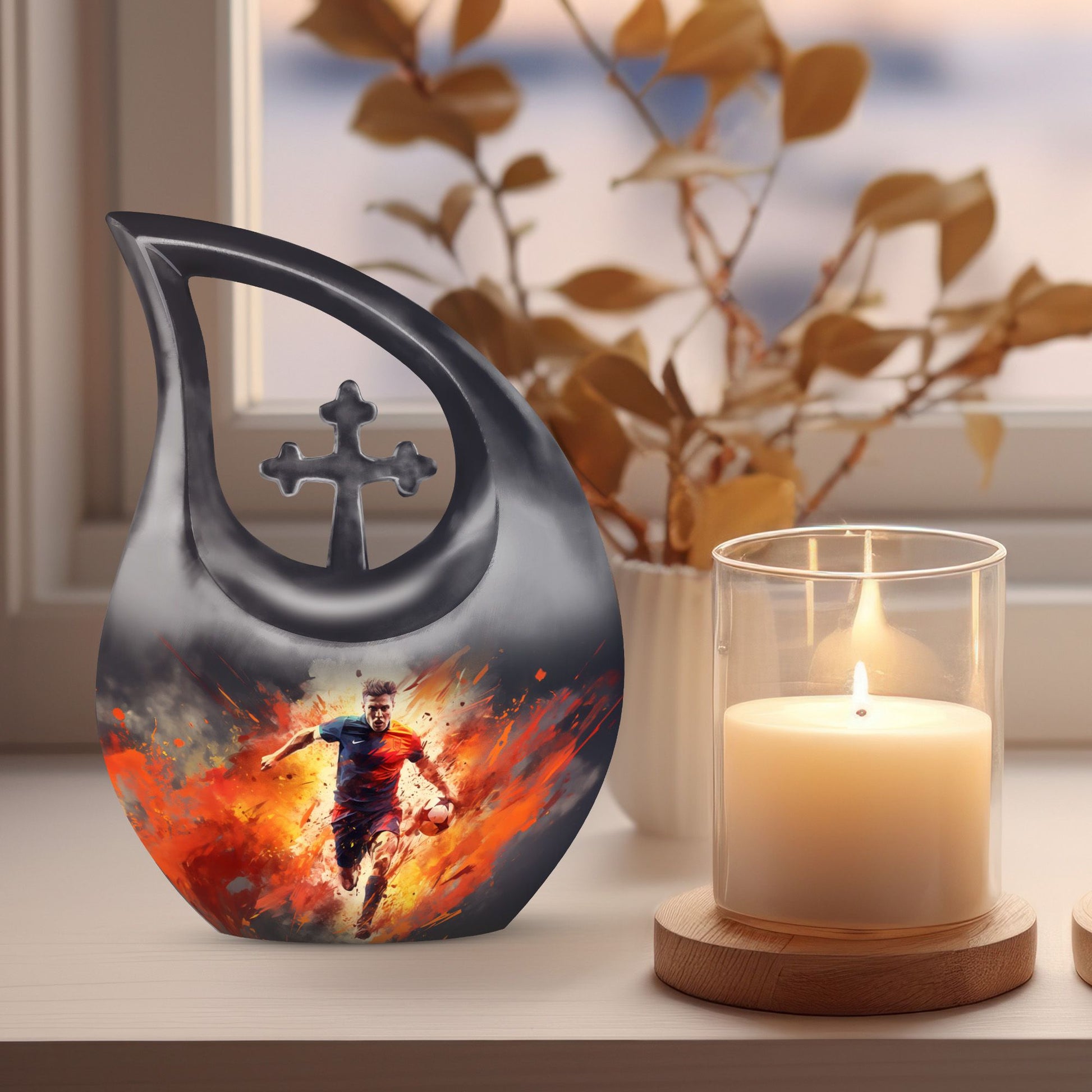 Cross Drop Sports Urn