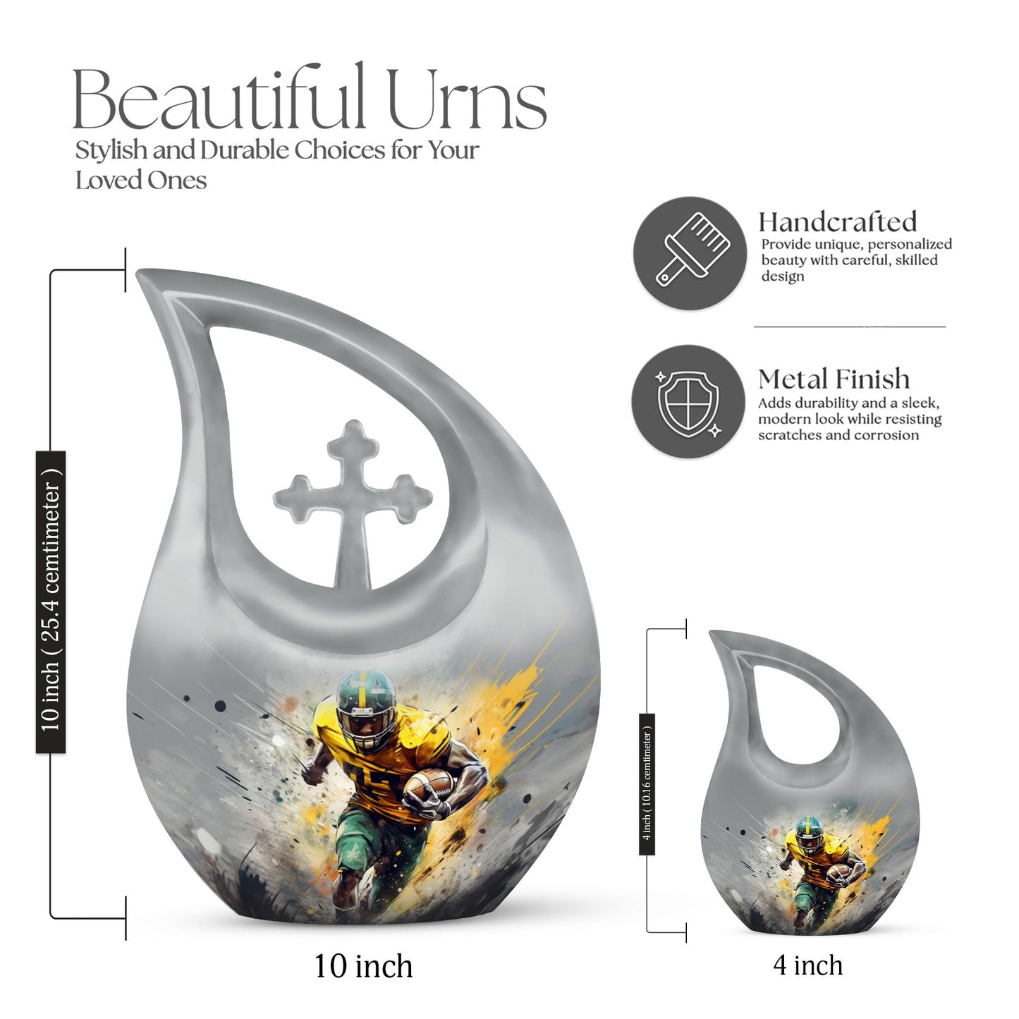 Sports Themed Memorial Urn