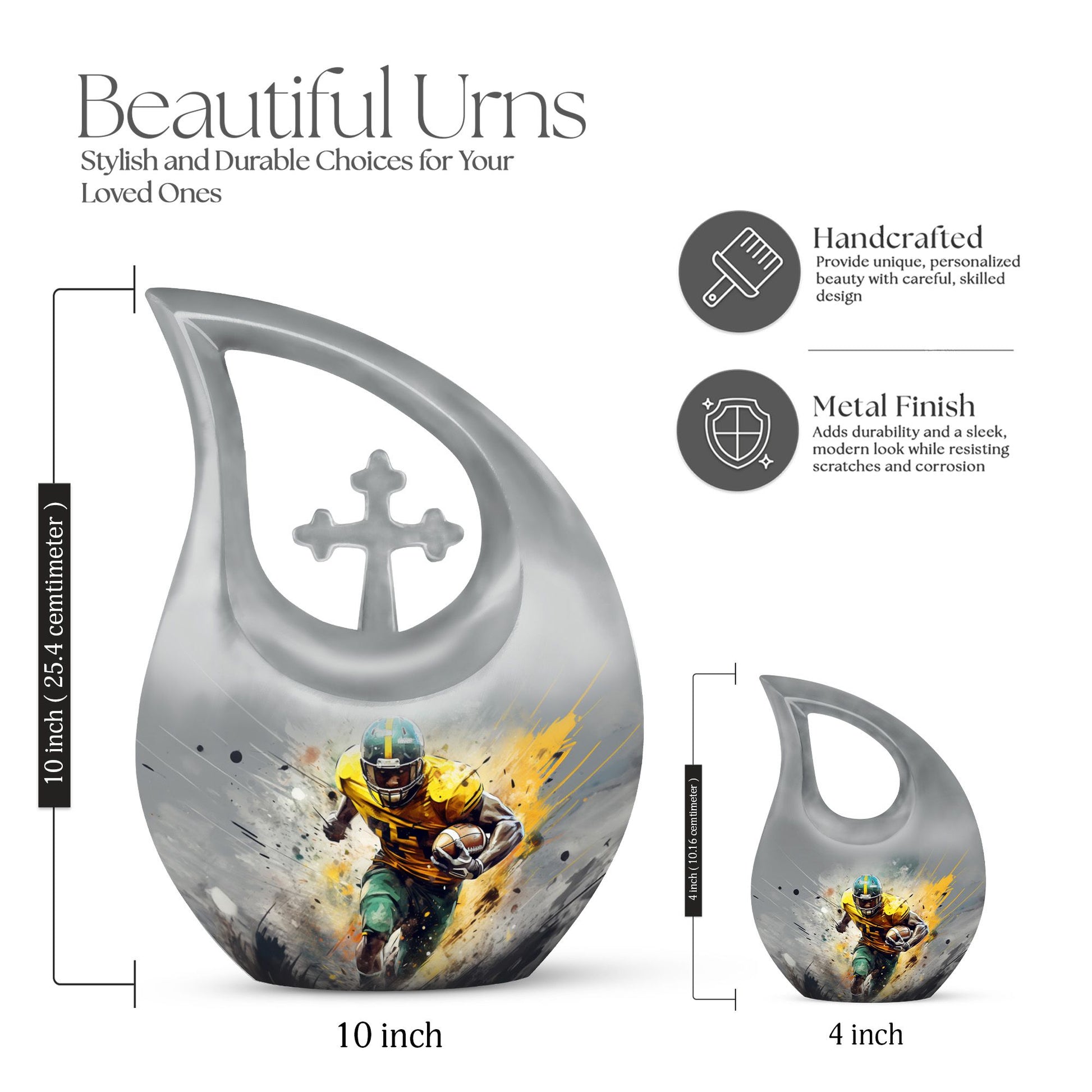 Sports Themed Memorial Urn