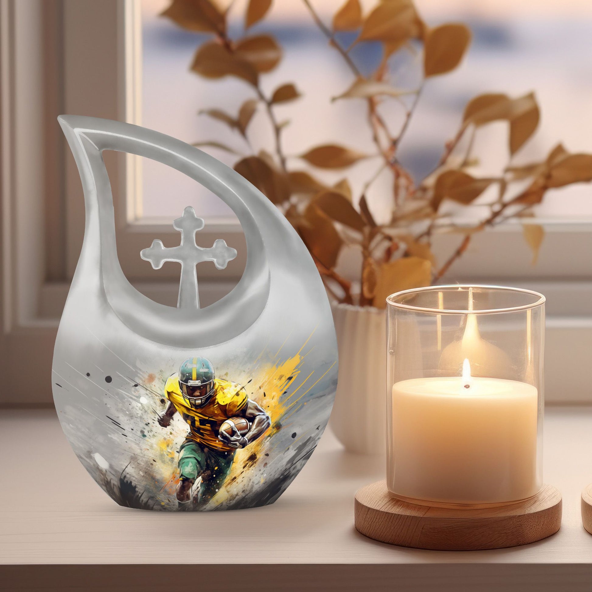 Sports Themed Memorial Urn