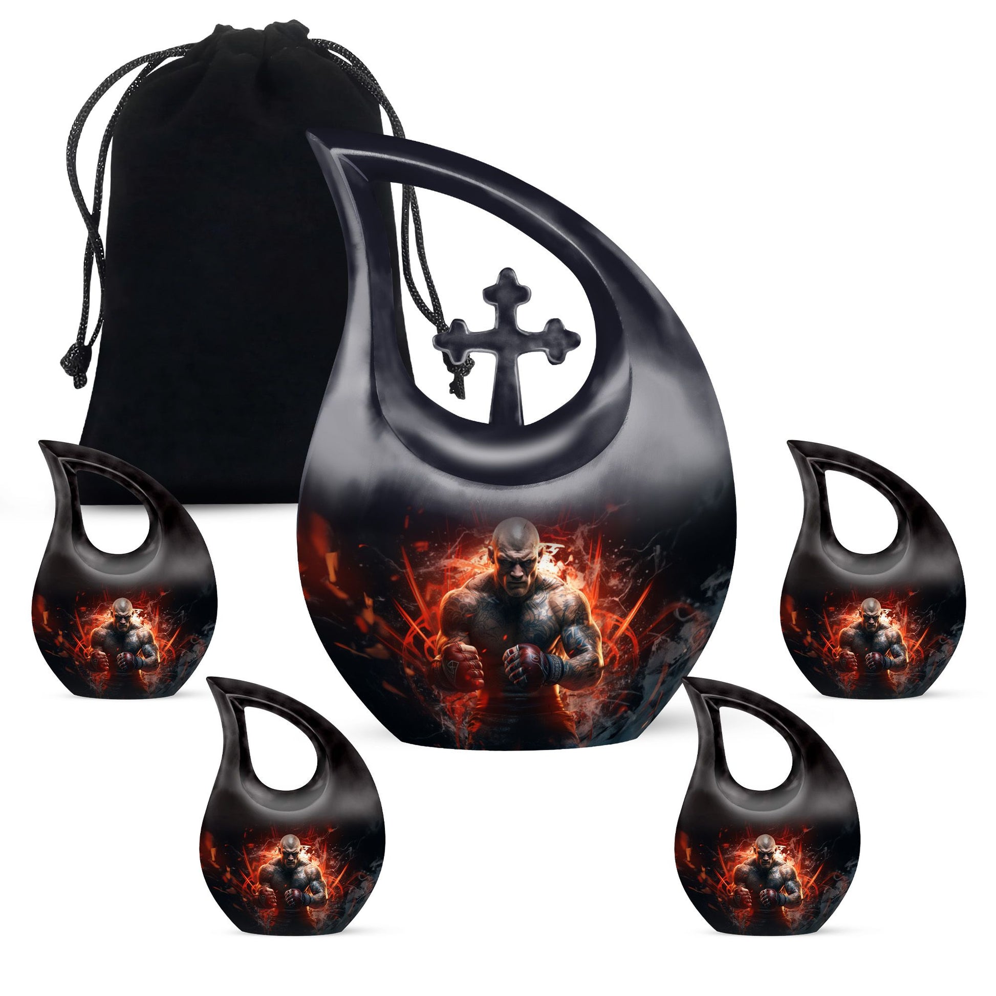 Sports themed Mini Urn for Ashes