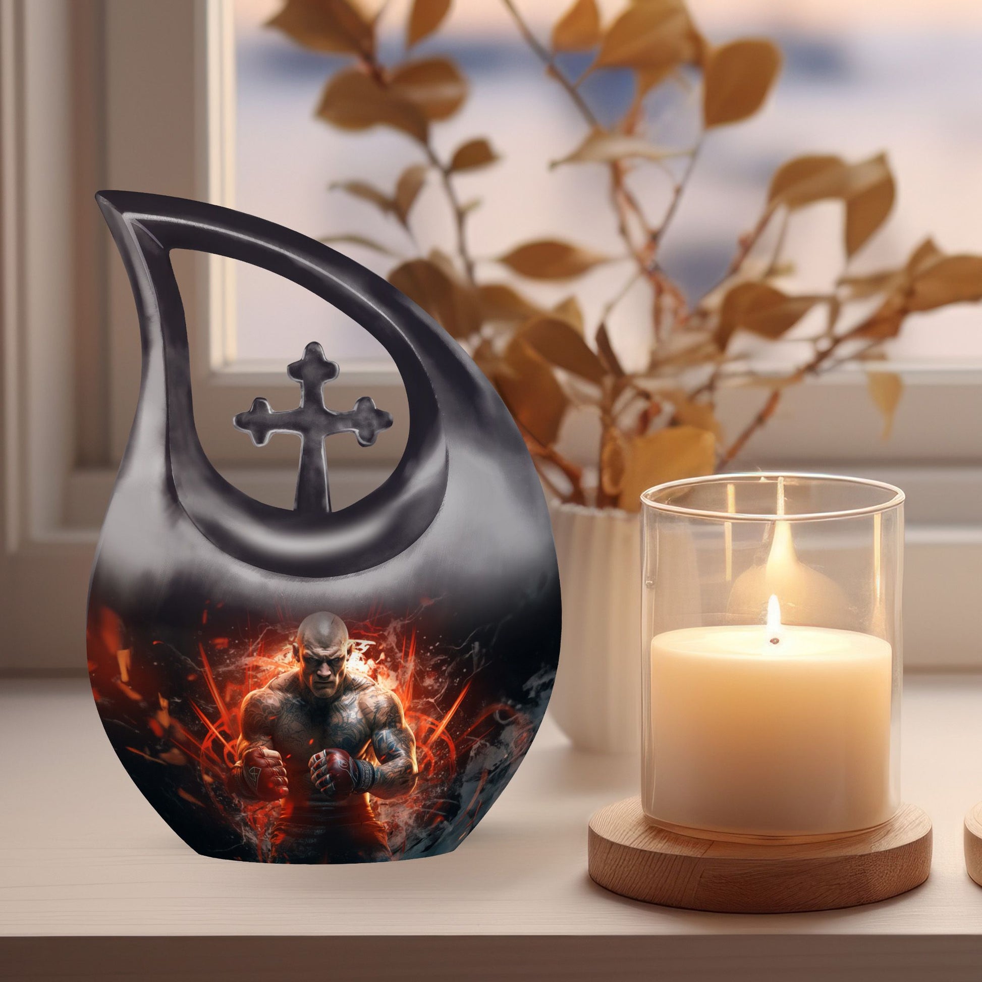 Sports themed Mini Urn for Ashes