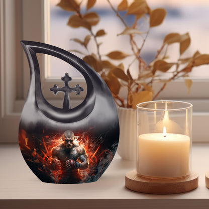 Sports themed Mini Urn for Ashes