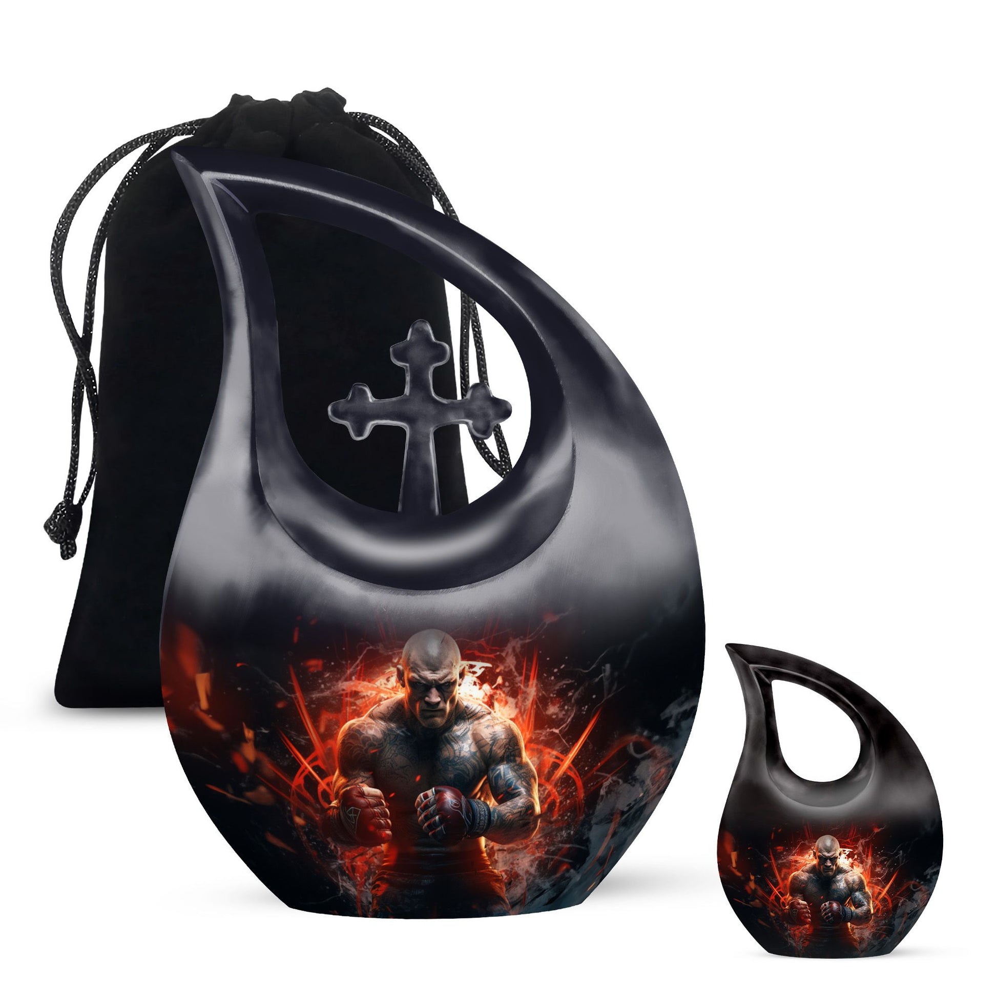 Sports themed Mini Urn for Ashes