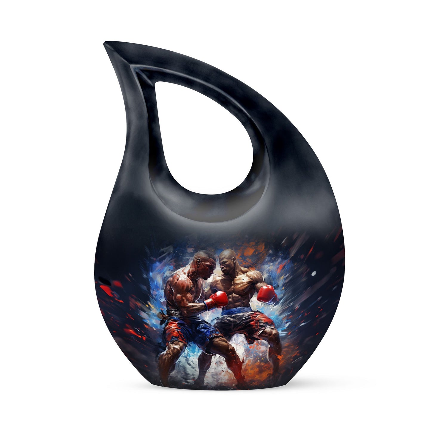 sports-themed mini urn