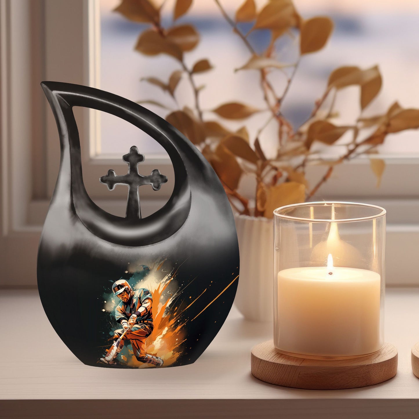 Sports themed Companion Urn