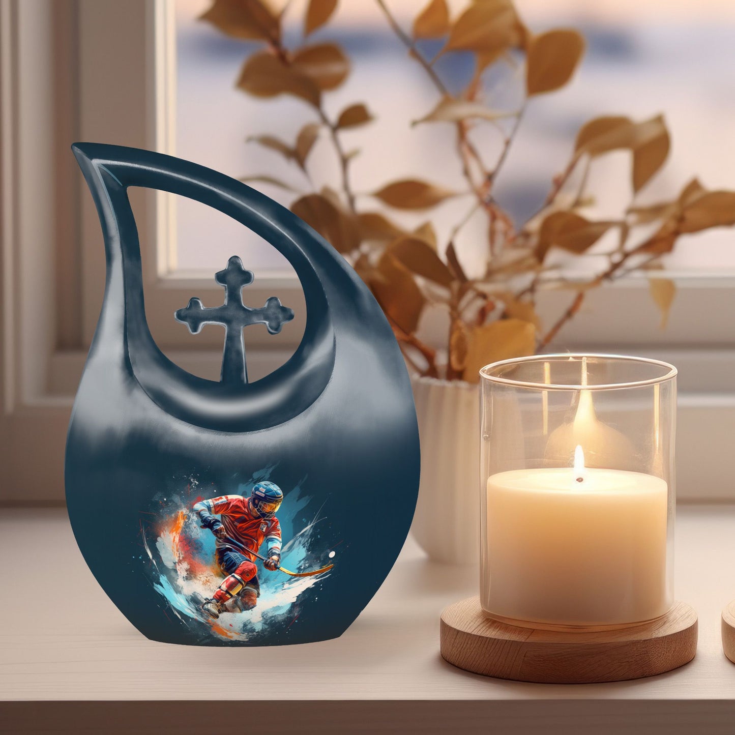 Sports Themed Aluminium Urn