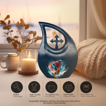 Sports Themed Aluminium Urn