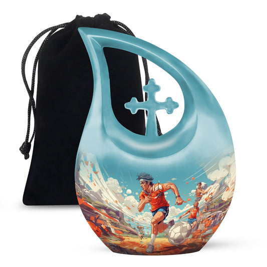Sports themed Memorial Urn