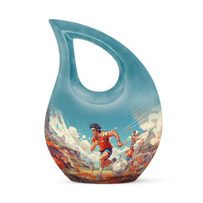 Sports themed Memorial Urn