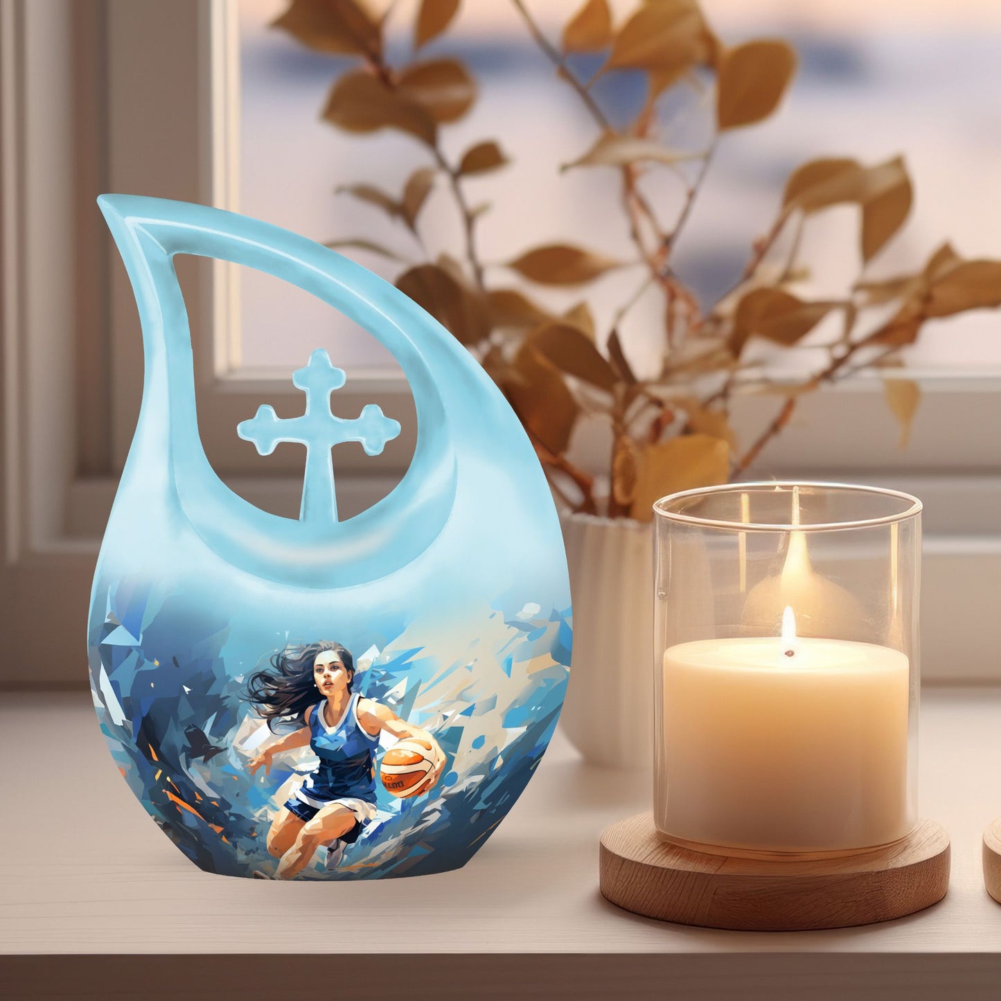 Sports-themed Urn for Human Ashes