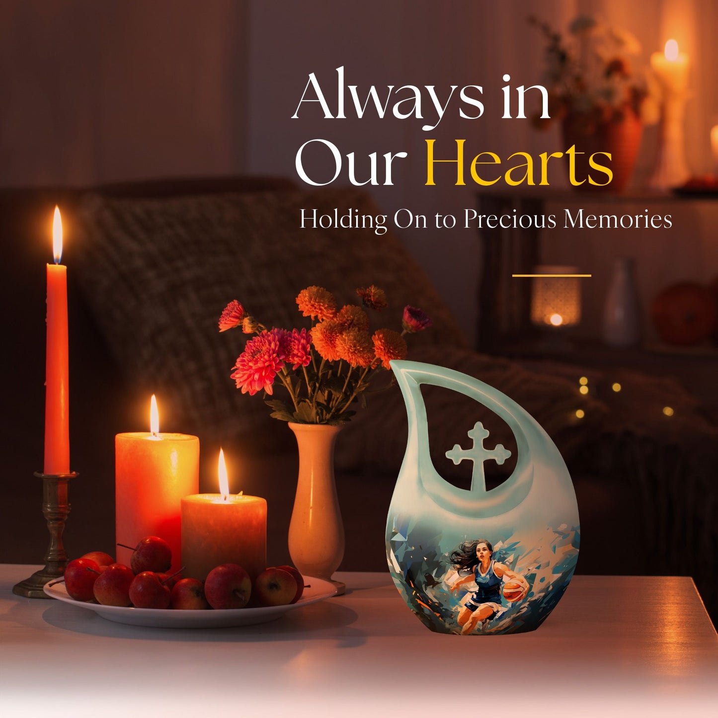 Sports-themed Urn for Human Ashes