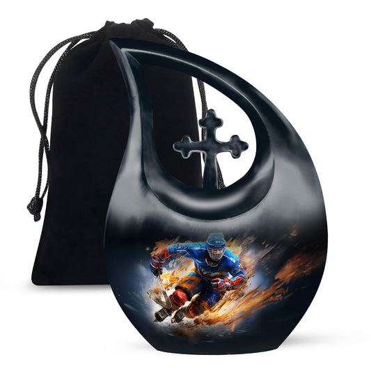 Unique 10-inch sports urn