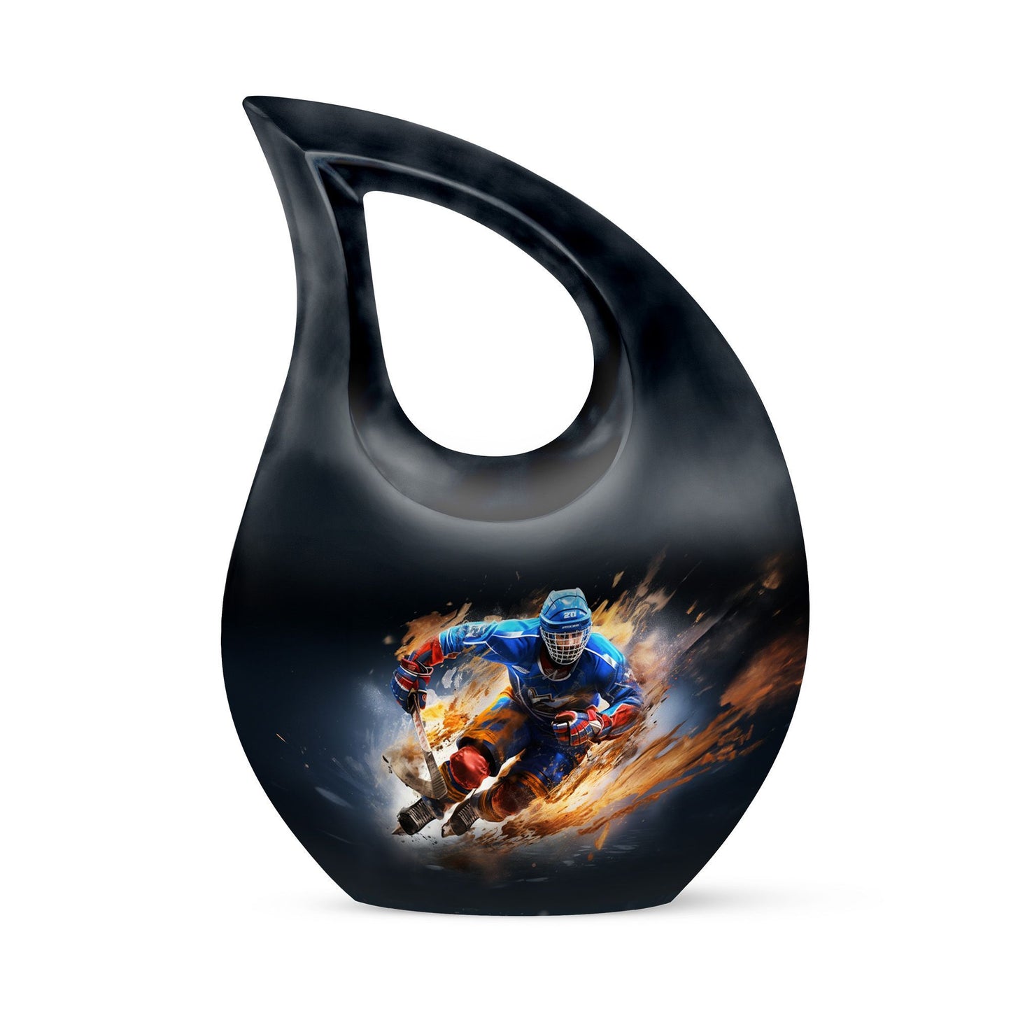 Unique 10-inch sports urn