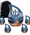 Baseball theme cross drop design custom urn