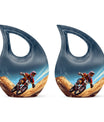 10-inch Motocross Race Urn,