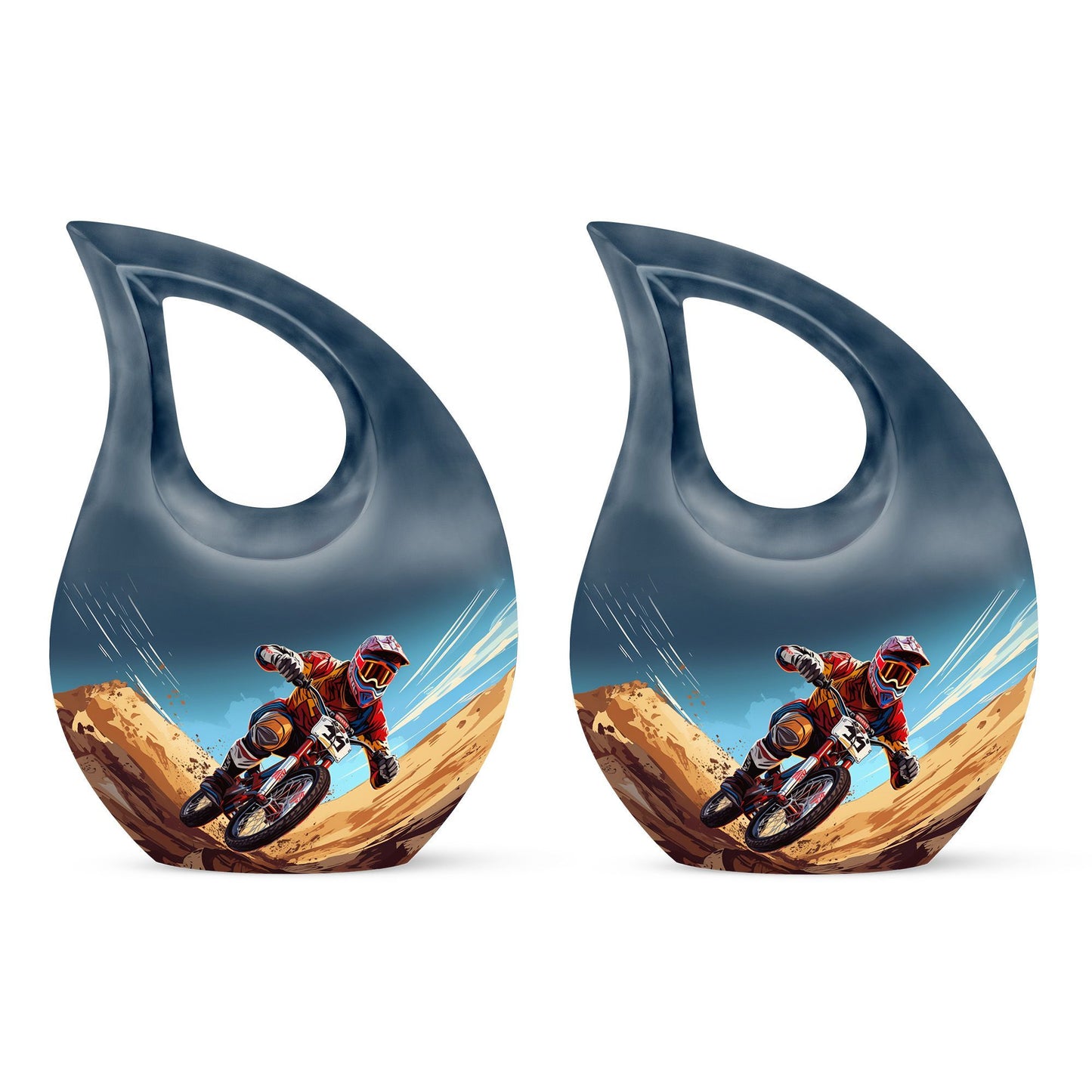 10-inch Motocross Race Urn,