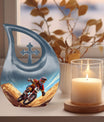 10-inch Motocross Race Urn,