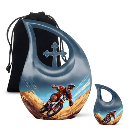 10-inch Motocross Race Urn,