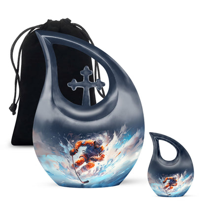 10-inch aluminum Hockey Urn 
