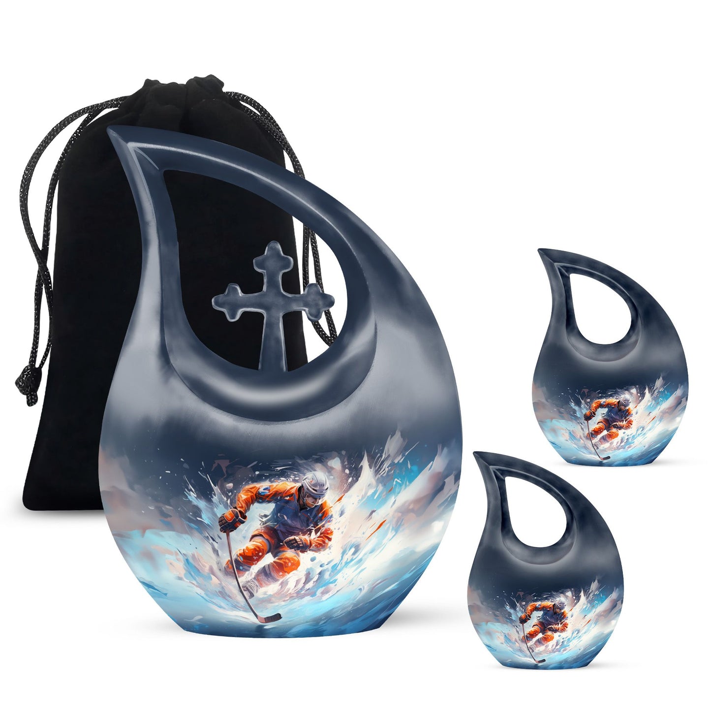 10-inch aluminum Hockey Urn 