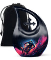 Motocross Race Aluminium Miniature Urn 