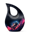Motocross Race Aluminium Miniature Urn 
