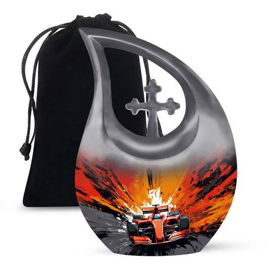 10 inch Speeding Formula Fury Memorial Urn 