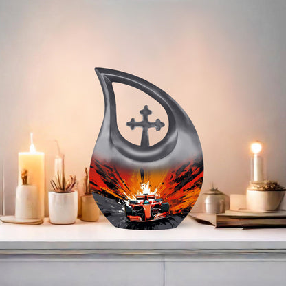 10 inch Speeding Formula Fury Memorial Urn 