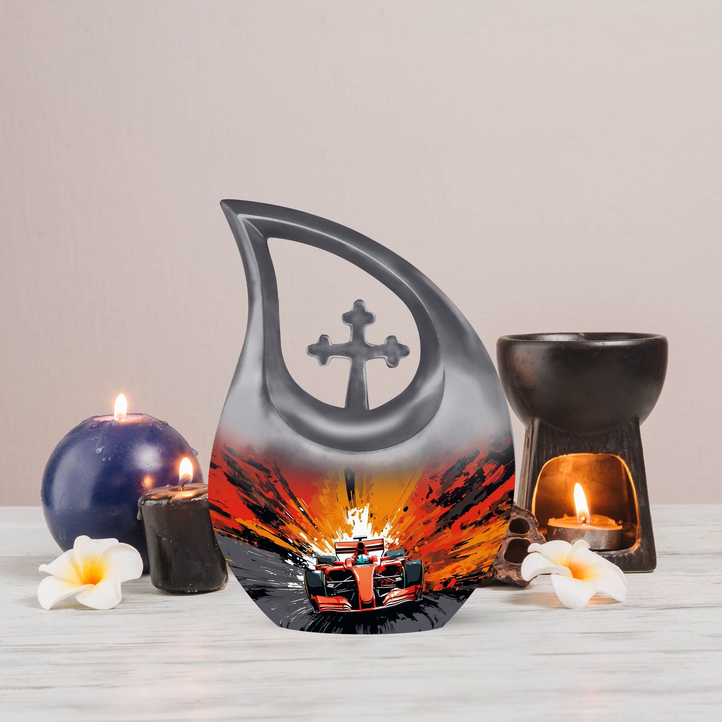 10 inch Speeding Formula Fury Memorial Urn 
