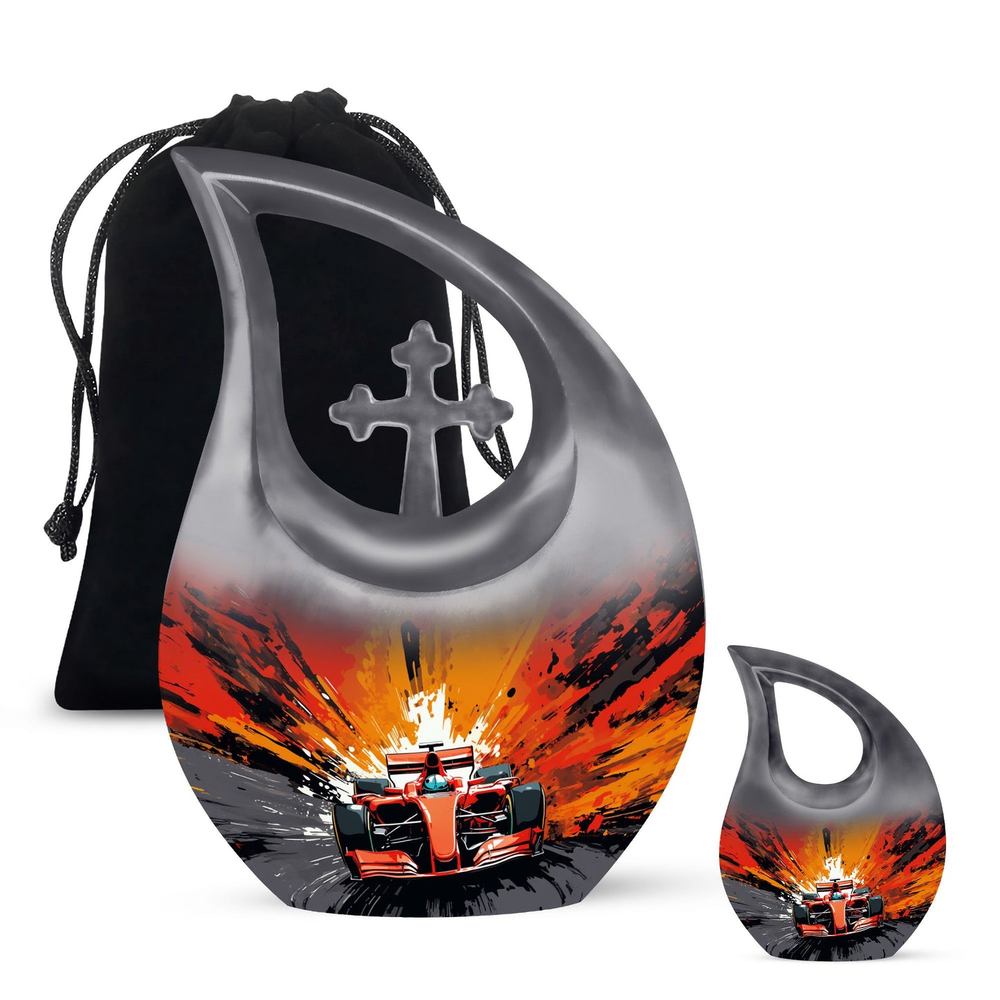 10 inch Speeding Formula Fury Memorial Urn 
