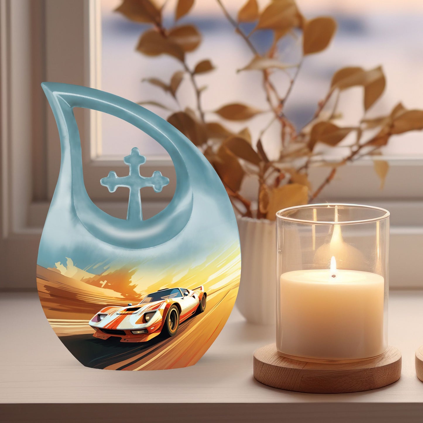 Desert Dash small keepsake urn 